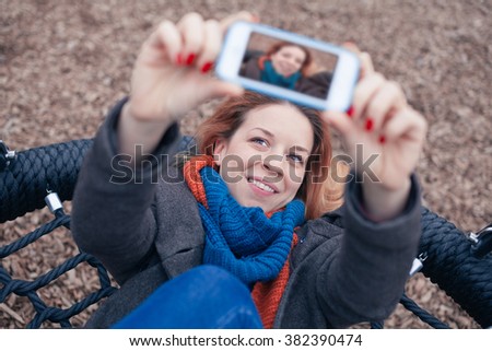 Taking a selfie