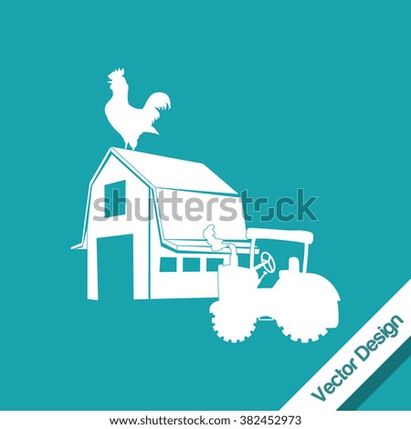 Farm icon design 