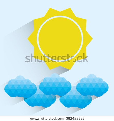 Sun icon design 
