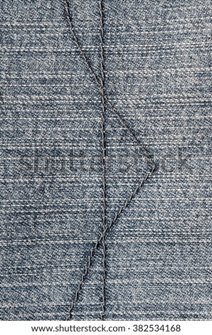 Detail on the jeans pocket