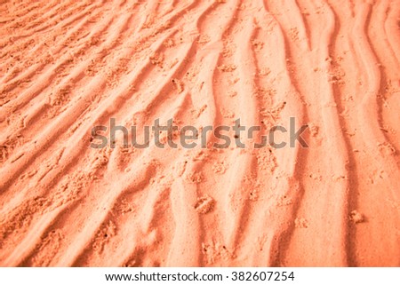 orange texture from sand beach