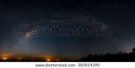 Milky Way Panoramic over Mandurah Estuary