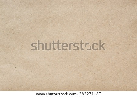 Flat craft eco paper background texture. Space for text, lettering, copy.