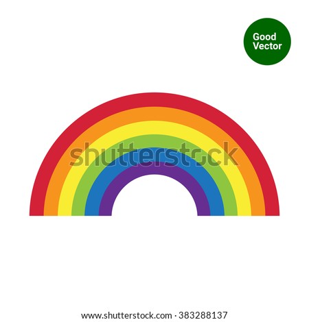 Rainbow icon Royalty-Free Stock Photo #383288137