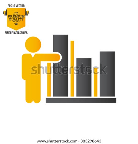 Business Training And Learning Single Icon Vector Illustration