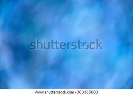 blue background, white bokeh
