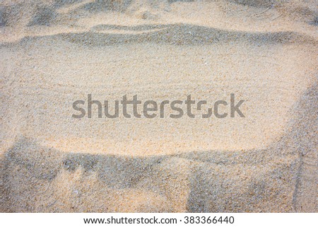 sand sign for writing on the beach