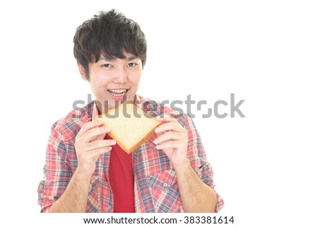 The man who eats bread