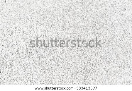 cement plaster wall white background