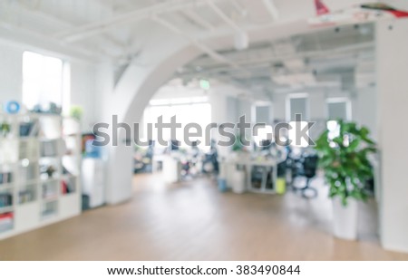 Bright and clean office environment, abstract background.