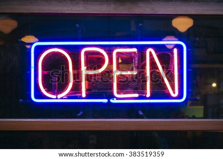 Neon Sign Open signage Light Bar Restaurant Shop Business decoration
