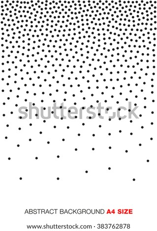 Abstract Gradient Halftone Dots Background. A4 size, a4 format.