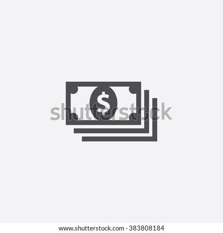 Vector money Icon Royalty-Free Stock Photo #383808184
