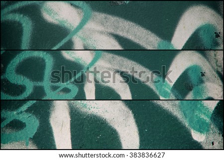 Graffiti design stripes