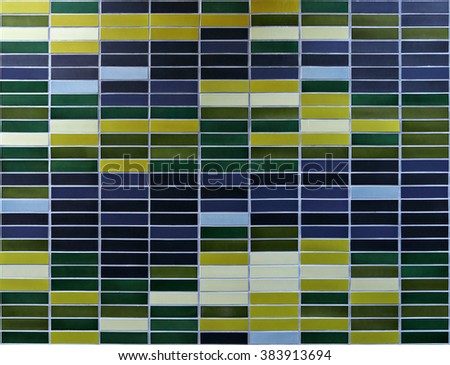 Colorful Modern Tile Mosaic