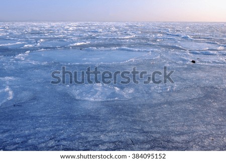 iced water sea
