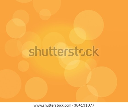 abstract Orange bokeh background. 