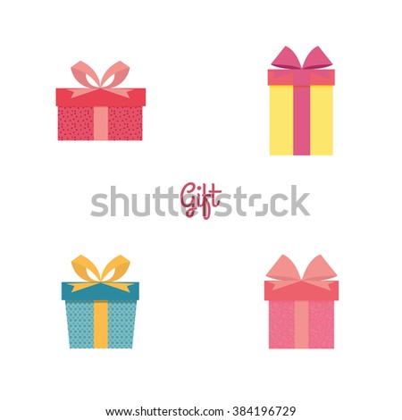 Cute present objects
