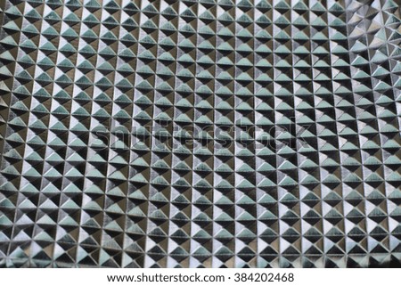 Abstract silver pixel background, made of metallic cubes. Silver tile background