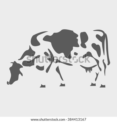 Cow symbol or icon
