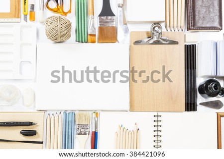 Various painting and stationary equipment