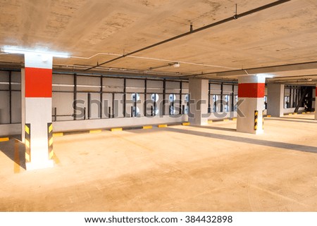 Parking garage, interior