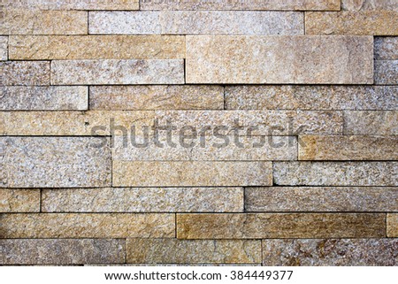 Decorative facing stone