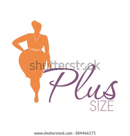 Plus size woman icon Royalty-Free Stock Photo #384466171