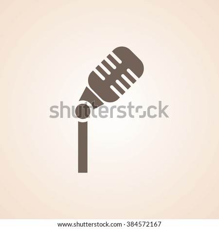 Very Useful Icon of Microphone for Web & Mobile. Eps-10.