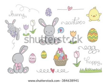 Easter cute clip art