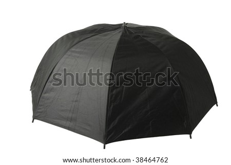 Photo umbrella isolated on white