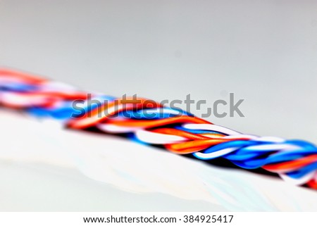 macro color braided wire 