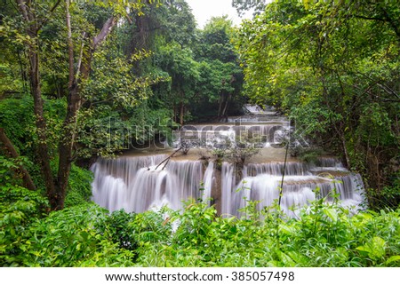 The Waterfall is a tourist  beautiful  in Thailand