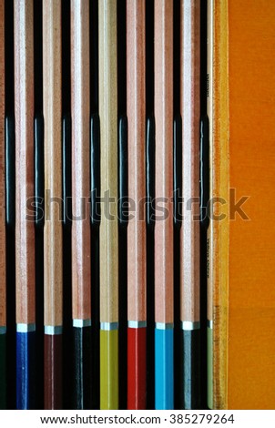 colored pencils
