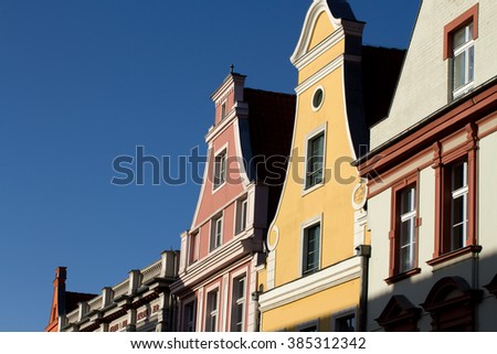 House Facade  in Stralsund, Germany