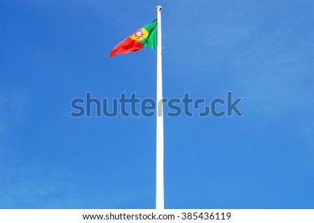 The Flag of Portugal  is the national flag of the Portuguese Republic.
