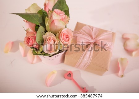 A beautiful gift with flowers