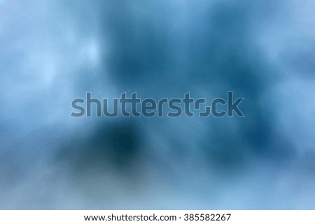 cold winter blue background, abstract blur natural