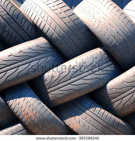 pile of tyre