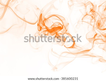 Orange smoke for background