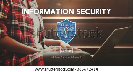 Information Security Protection Privacy Interface Concept