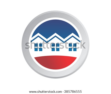 house housing real estate residence home exterior emblem