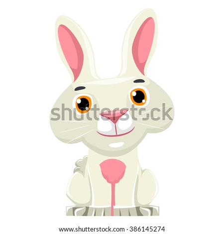 Vector Illustration of Rabbit Cartoon