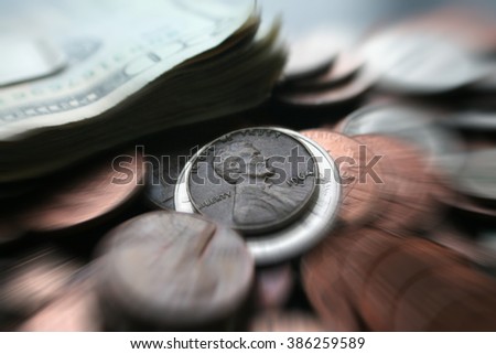 Pennies Stock Photo High Quality