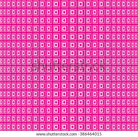 Seamless pattern with square elements pink