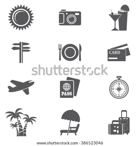 Vacation Icon Set