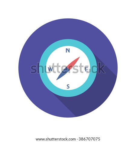 compass icon. vector ilustration