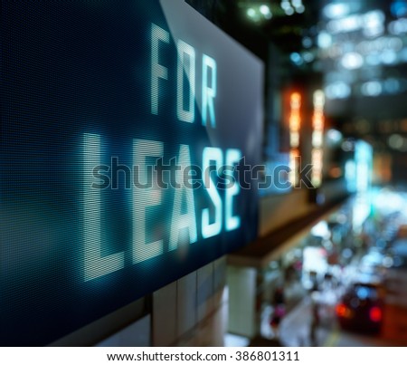 LED Display - For lease signage