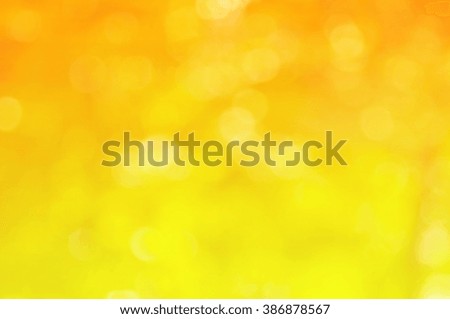 Abstract golden lights bokeh background,Festive background with defocused lights