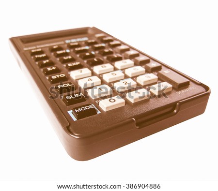  Pocket calculator picture vintage